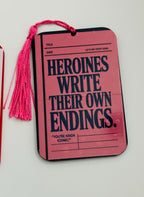 Vintage Library Card Bookmark: Bookish Reader Gift with Tassel