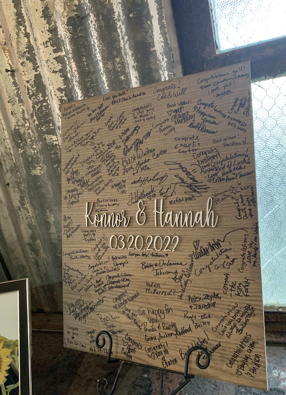 Personalized Wedding Guest Book Alternative, Wood Wedding Guestbook Board, Rustic Elegant Wedding Decor, Signature Sign