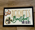 Mardi Gras Sign | 3D Wood Beignets, Bourbon, Beads Decor