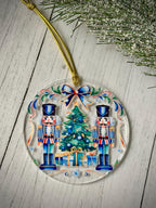 Acrylic Nutcracker Christmas Ornament: Vibrant Holiday Tree Decoration