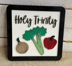 Cajun Holy Trinity Kitchen Sign | Southern Wood Art