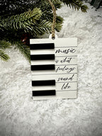Handcrafted Piano Music Ornament | Music Lover, Teacher Gift