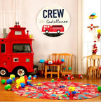 Custom Fire truck name sign | baby room decor
