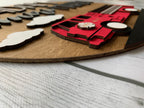 Custom Fire truck name sign | baby room decor