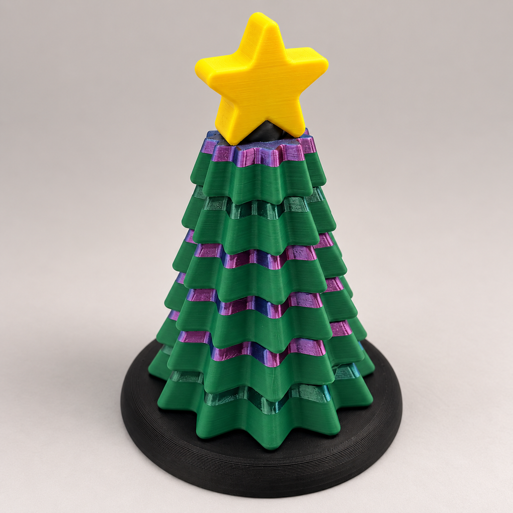 Spinning Fidget Christmas Tree