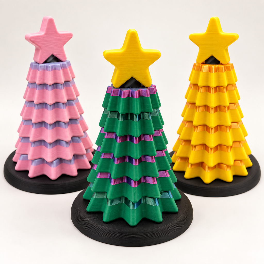 Spinning Fidget Christmas Tree