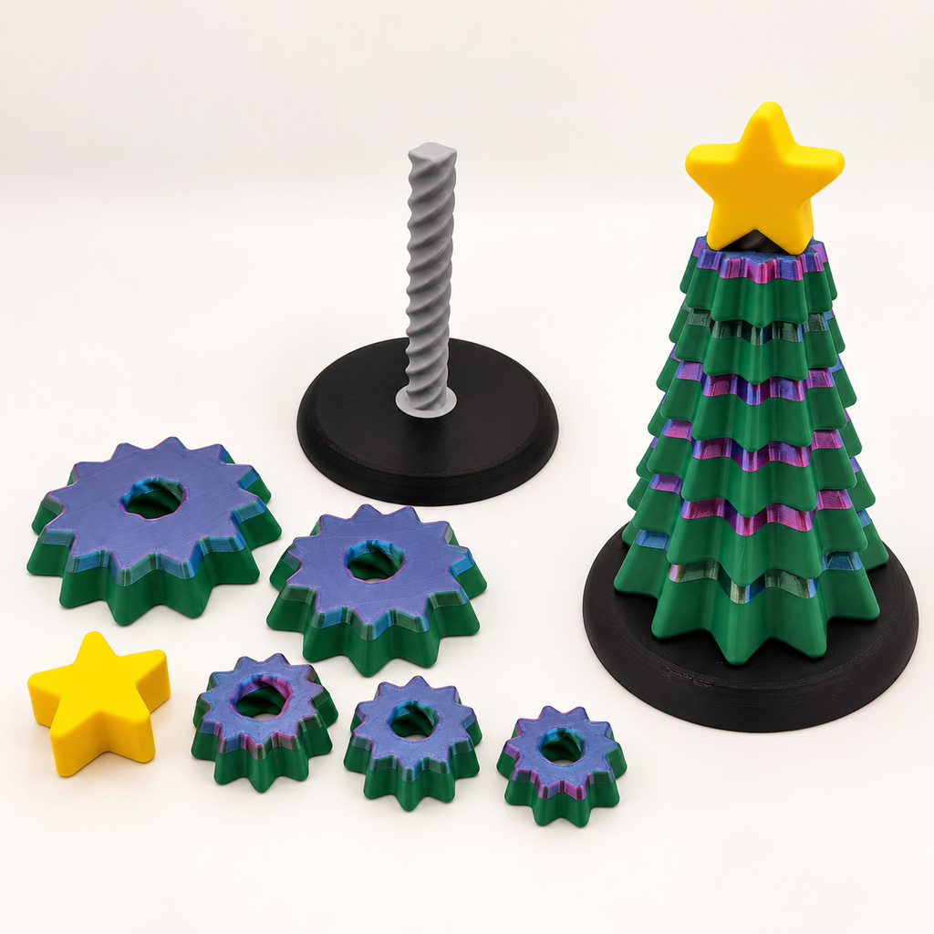 Spinning Fidget Christmas Tree