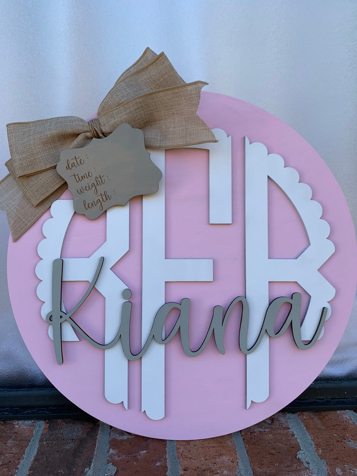 Monogram name sign| Custom Nursery decor | baby decor | girl room / gifts for girls