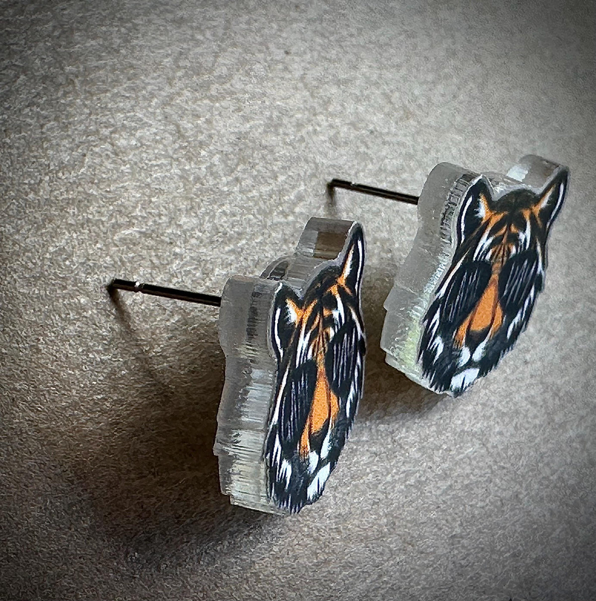 Tiger Game Day Stud Earrings: Team Spirit Jewelry