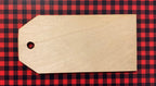 DIY Wooden Christmas Stocking Tags | Unfinished Laser Cut Name Tags