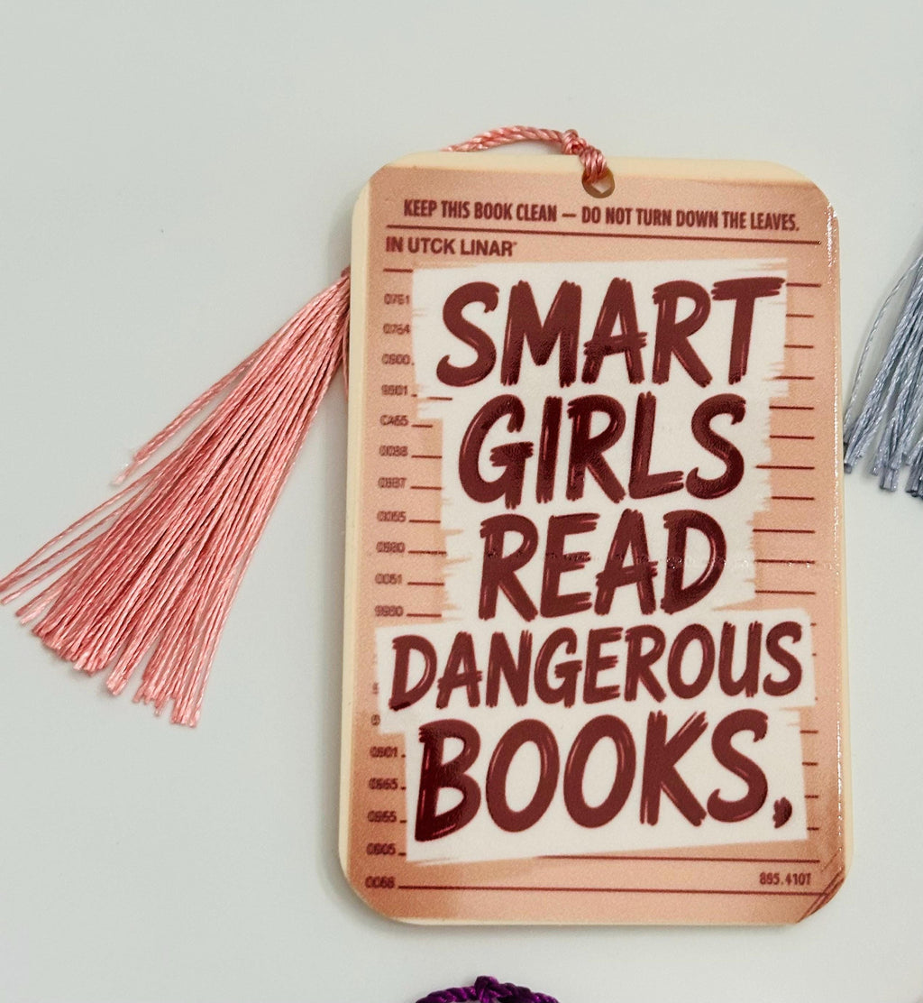 Vintage Library Card Bookmark: Bookish Reader Gift with Tassel