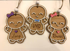 Personalized Gingerbread Ornament | White Oak Stocking Tag
