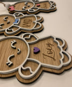 Personalized Gingerbread Ornament | White Oak Stocking Tag