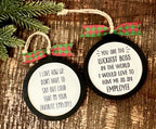Funny Boss Christmas Ornament | Luckiest Boss Gift
